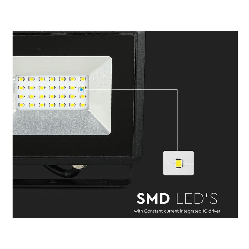 A2ZWORLD Faro LED Slim 200W 17600lm: Proiettore Esterno IP65 Con Luce Bianco Neutro 4000K, Dimensioni 400x333x33mm